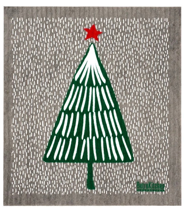 Retrokitchen Sponge Cloth - Christmas Tree