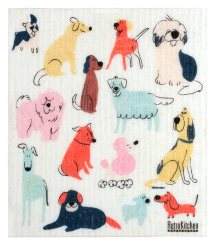 Retrokitchen Sponge Cloth - Dogs