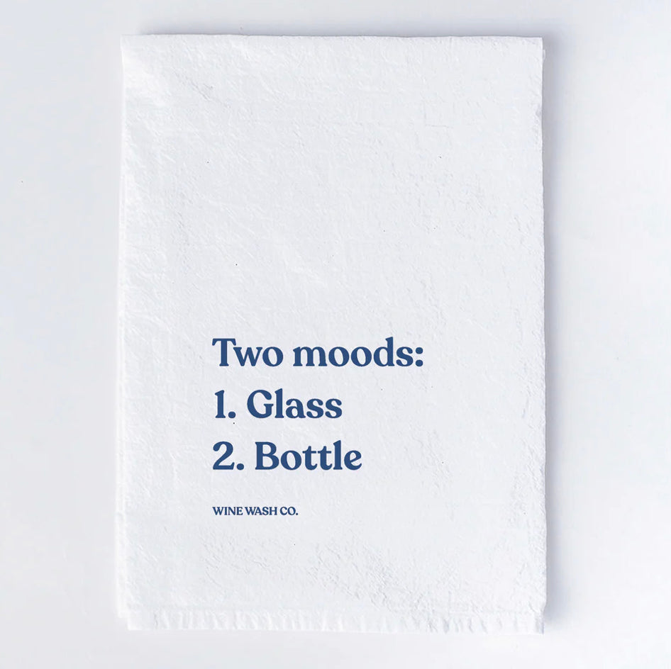 Wine Wash Co - Tipsy Towel - Two Moods