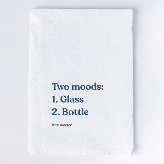 Wine Wash Co - Tipsy Towel - Two Moods