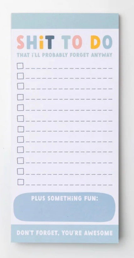 SHiT TO DO Notepad