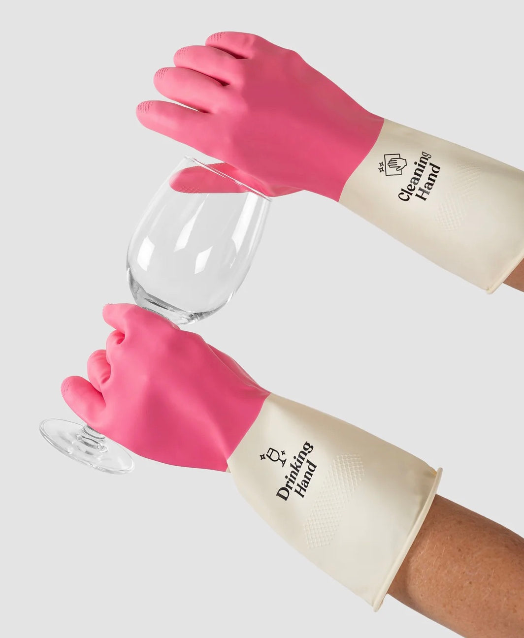Wine Wash Co - Cleaning Gloves - Pink