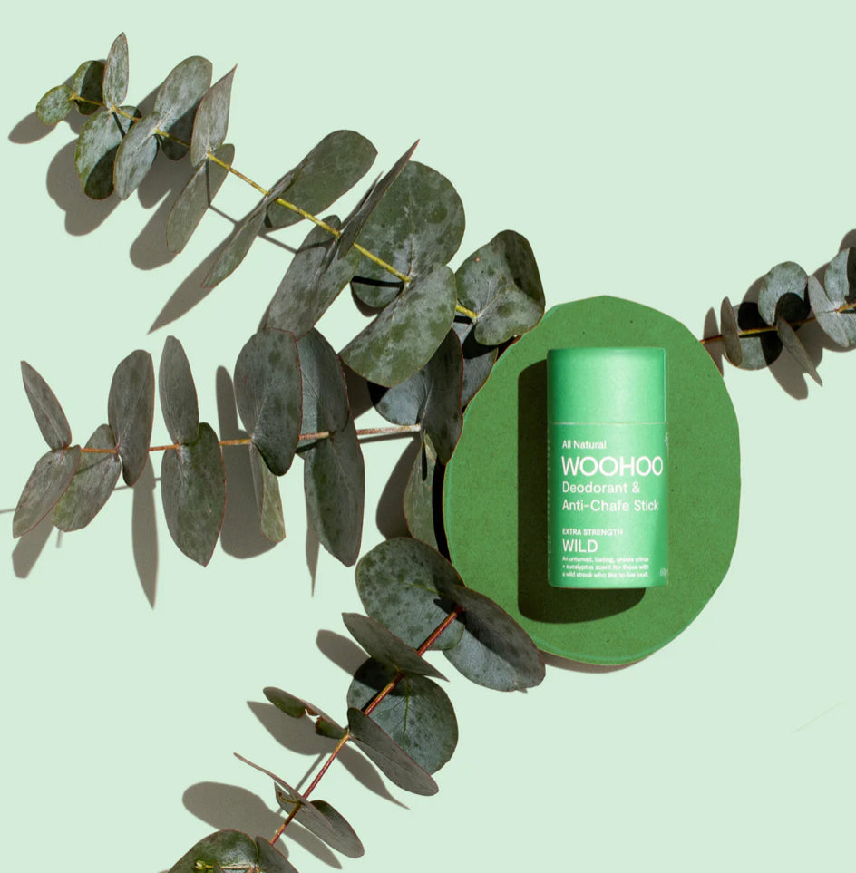 WOOHOO Natural Deodorant & Anti Chafe Stick - ‘Wild’
