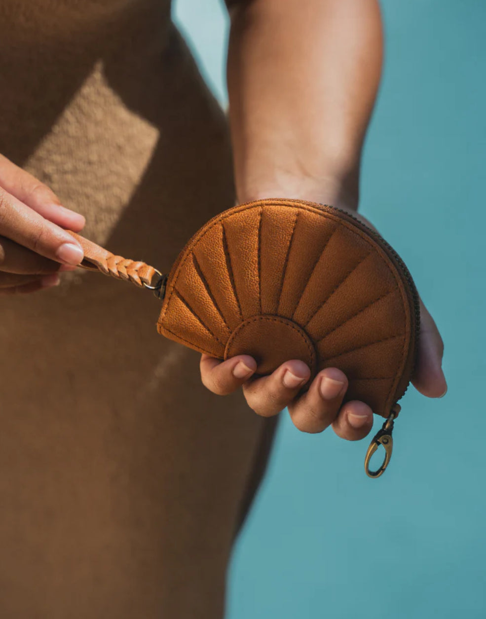 Soleil Purse / Chestnut