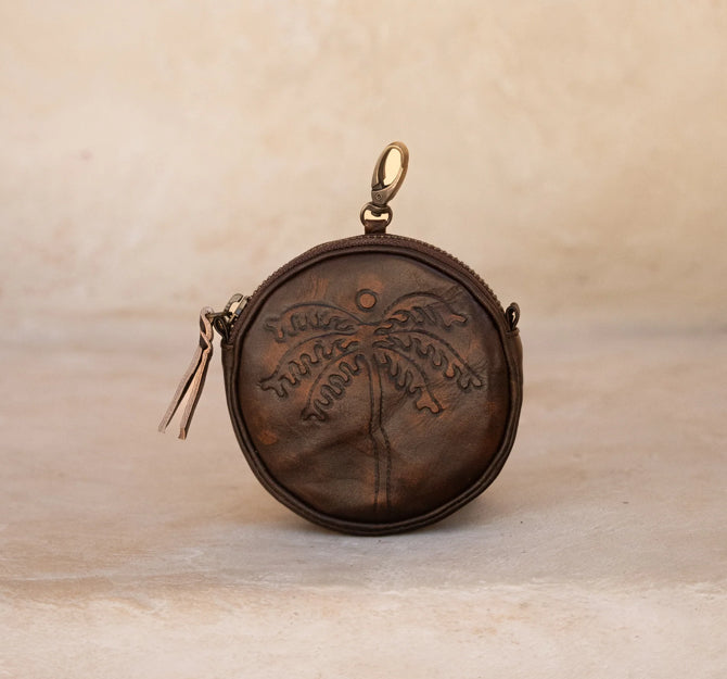 Palms Purse / Vintage Brown