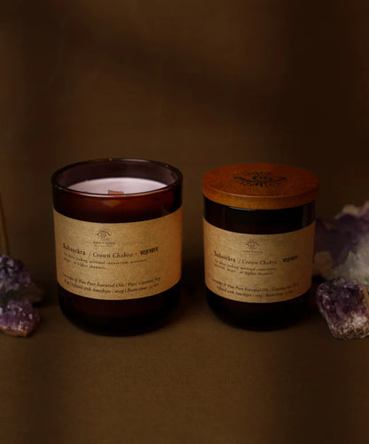 Amavasya Essential Oil Candle (Crown Chakra)