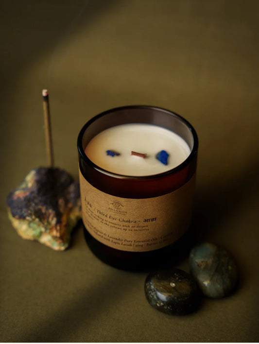 Amavasya Essential Oil Candle (Third Eye Chakra)