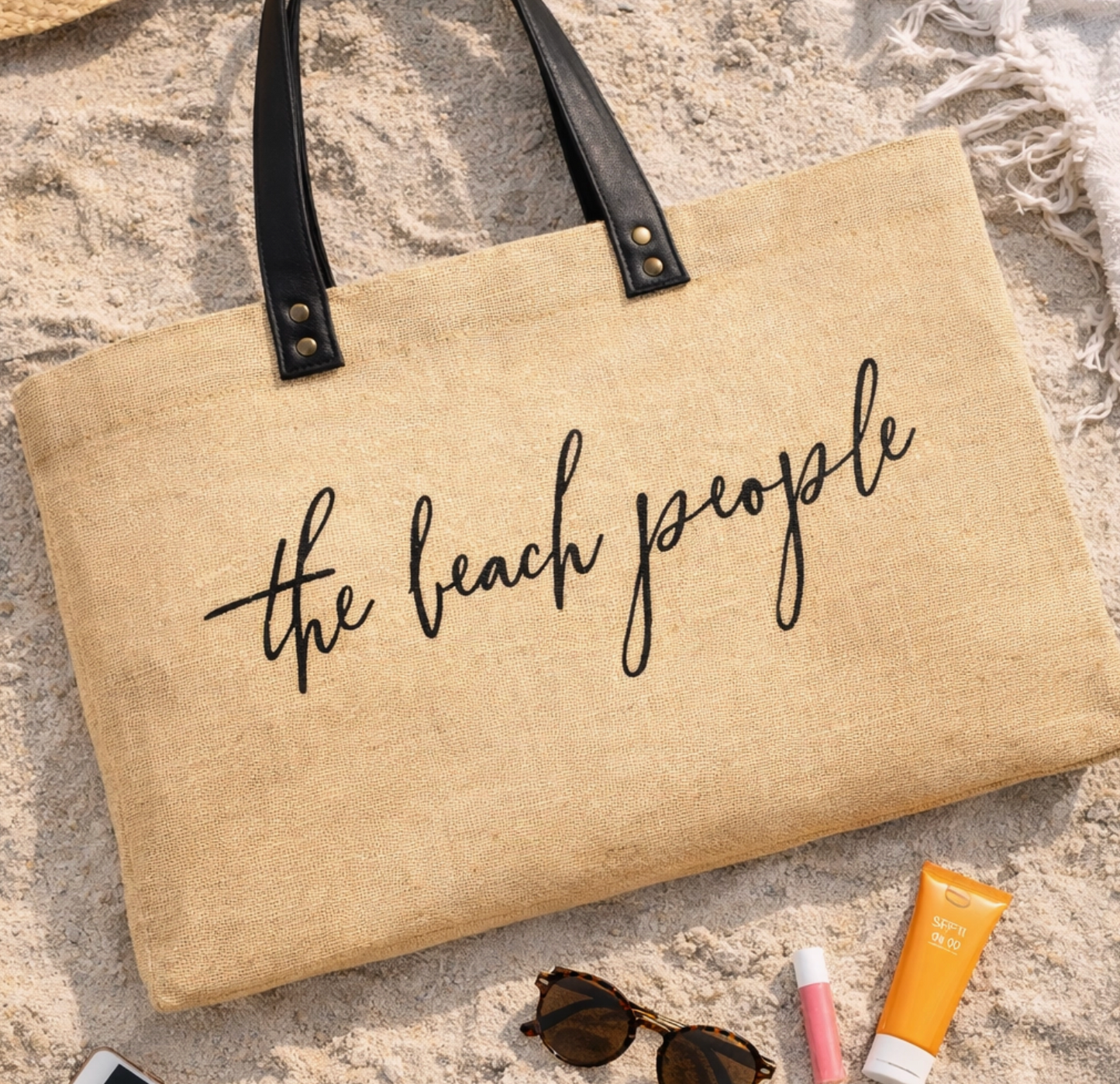 Saltwater Oversized Tote - 'The Beach People'
