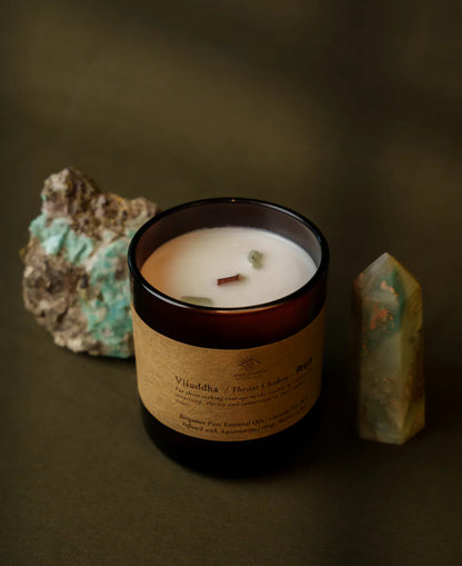 Amavasya Essential Oil Candle (Throat Chakra)