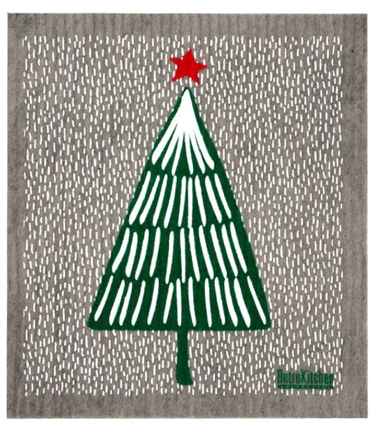 Retrokitchen Sponge Cloth - Christmas Tree