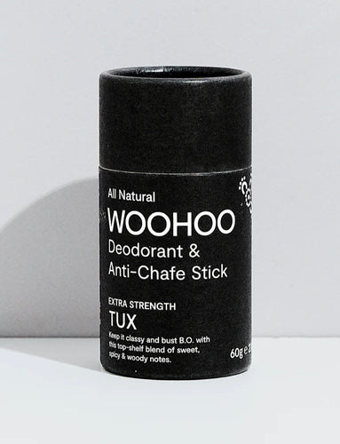 WOOHOO Natural Deodorant & Anti Chafe Stick ‘Tux’