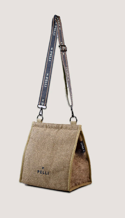 PELLI - Cross Body Insulated Lunch Bag - Jute