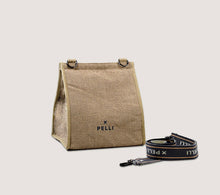 Load image into Gallery viewer, PELLI - Cross Body Insulated Lunch Bag - Jute