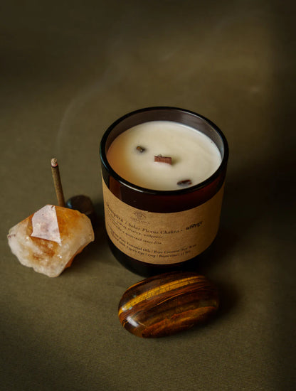 Amavasya Essential Oil Candle (Solar Plexus Chakra)