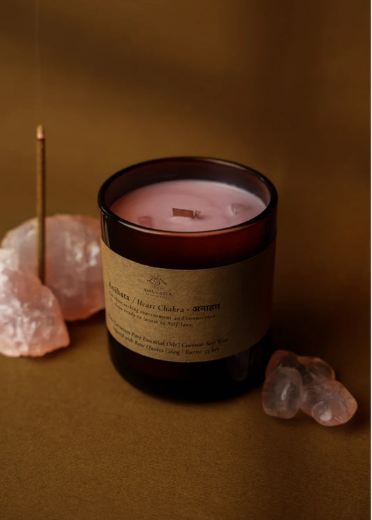 Amavasya Essential Oil Candle (Heart Chakra)