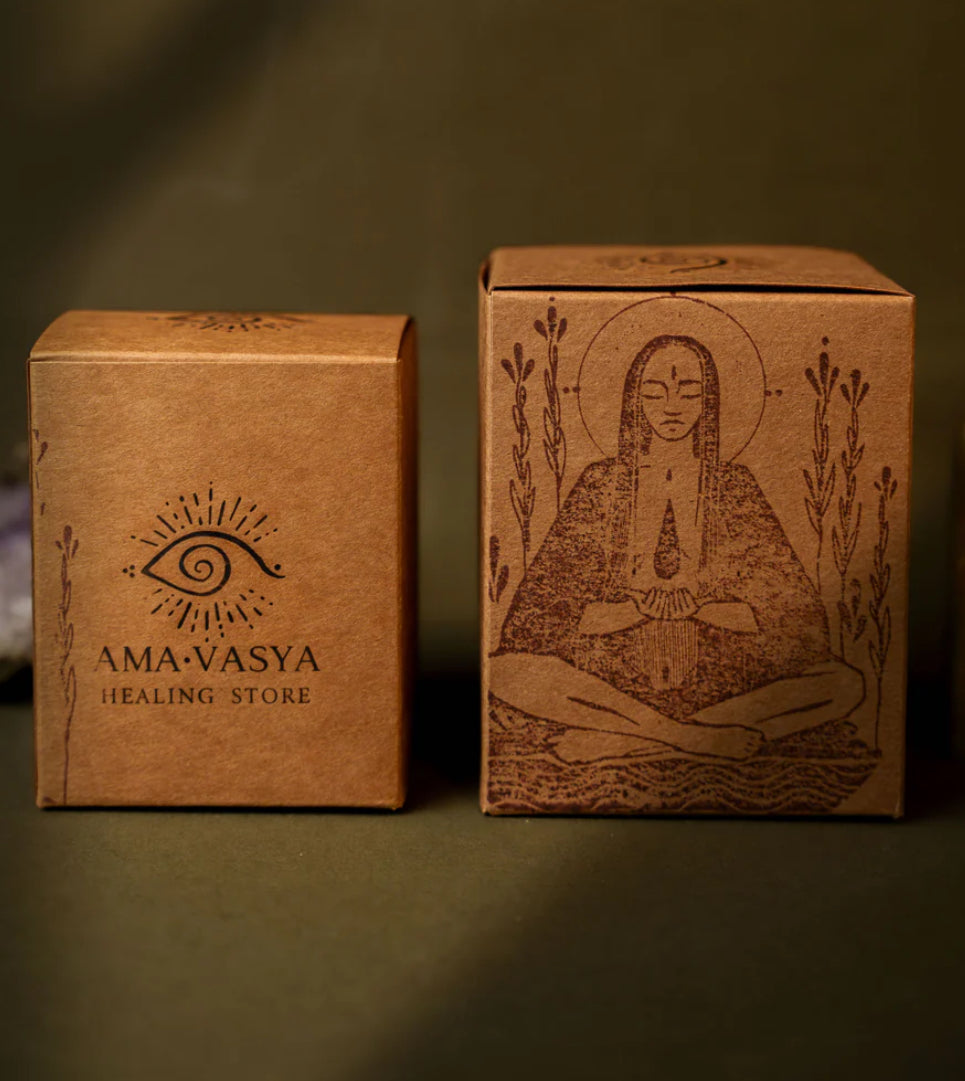 Amavasya Essential Oil Candle (Throat Chakra)