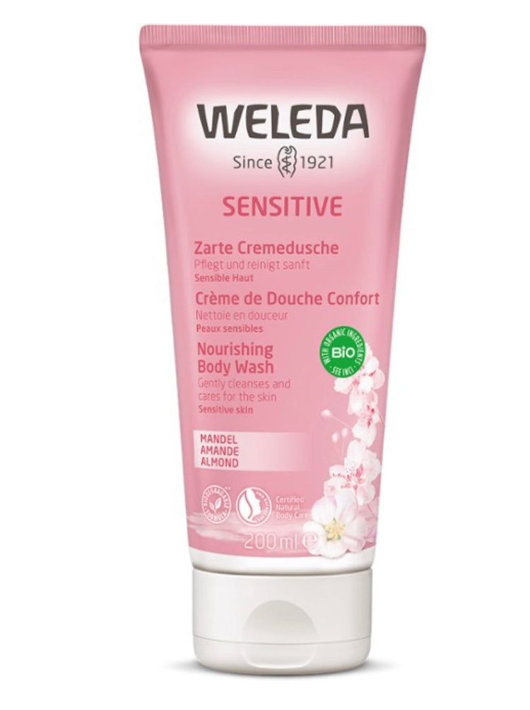 Weleda SENSITIVE Body Wash - Almond 200ml