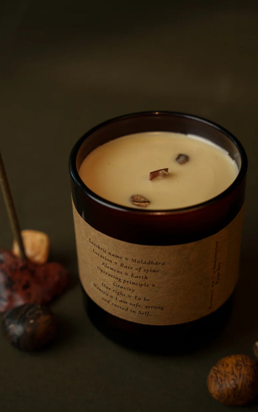 Amavasya Essential Oil Candle (Root Chakra)