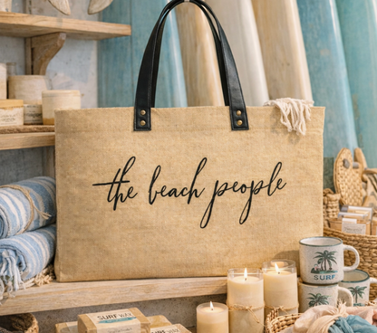 Saltwater Oversized Tote - 'The Beach People'
