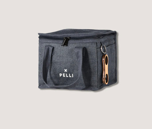 PELLI - Square Lunch Bag - Charcoal Grey