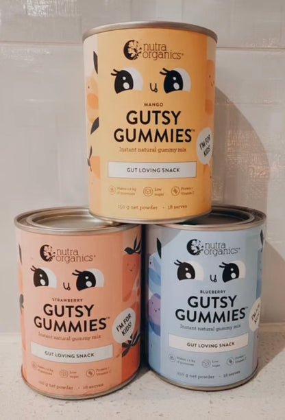 Nutra Organics Gutsy Gummies Powder Mix (3 Flavours)