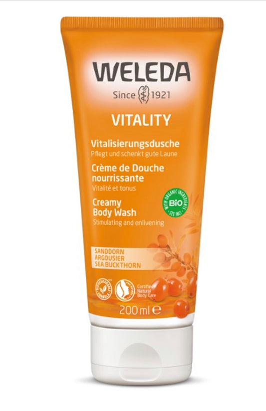 Weleda VITALITY Body Wash - Sea Buckthorn 200ml