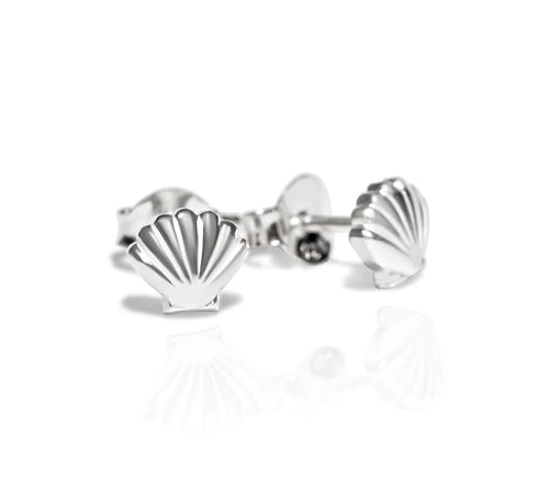 OCEA Collective - Baby Clam Shell Studs Silver