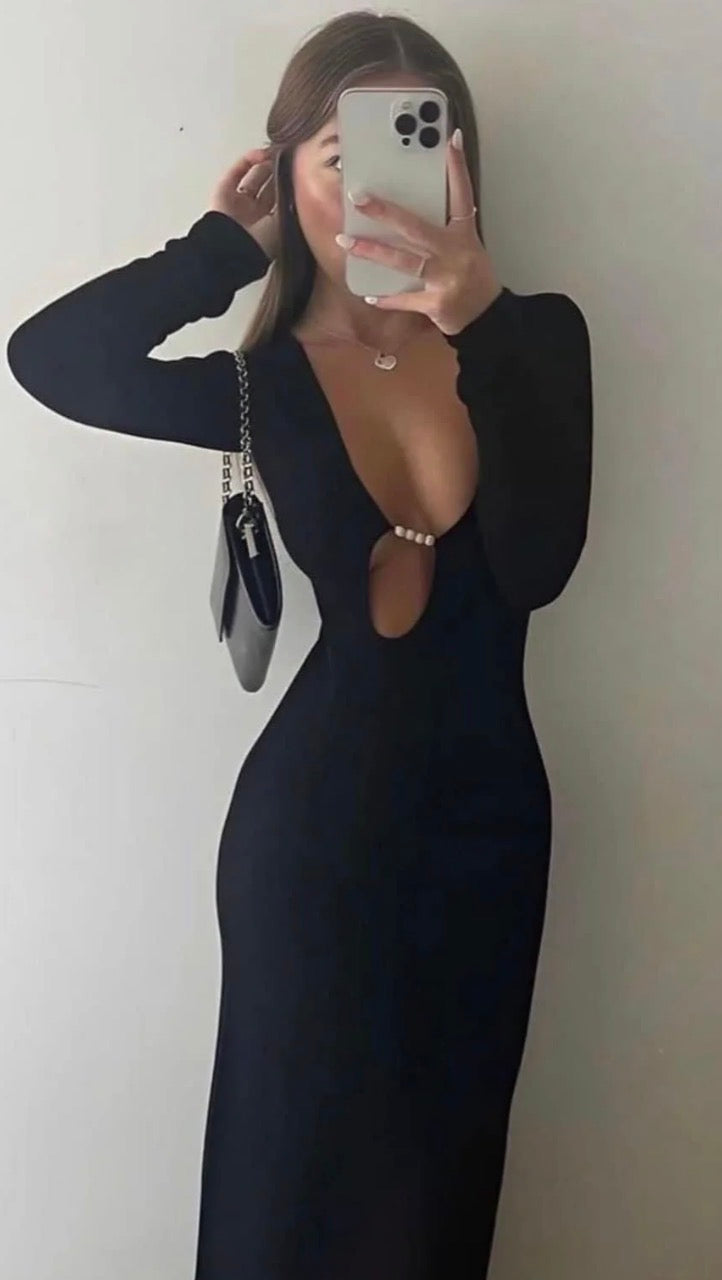 SIR Kinetic Beaded Maxi Dress