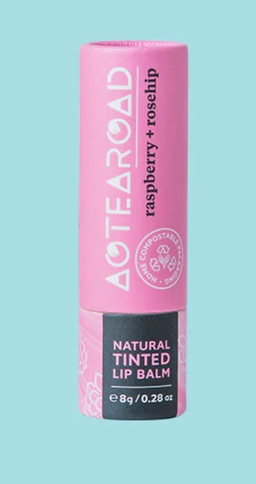 Aotearoad Organic Lip Balm Raspberry & Rosehip 8g