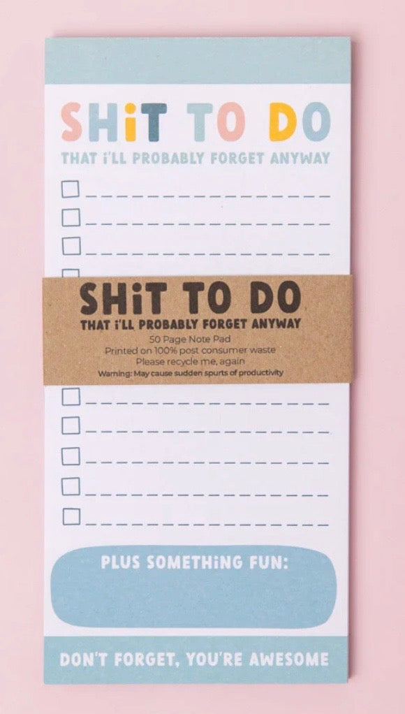 SHiT TO DO Notepad