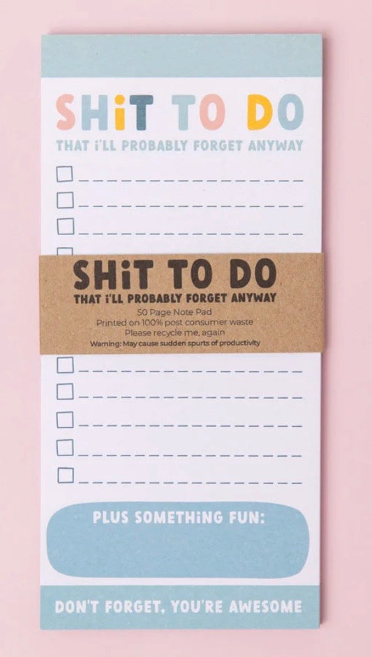 SHiT TO DO Notepad