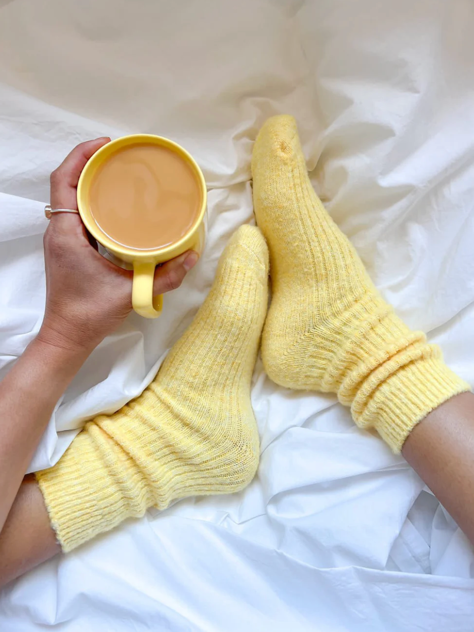 The Comfiest Socks - Yellow