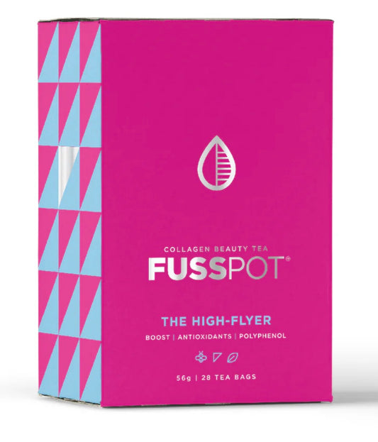 FUSSPOT The High Flyer Collagen Tea - English Breakfast Tea Bags