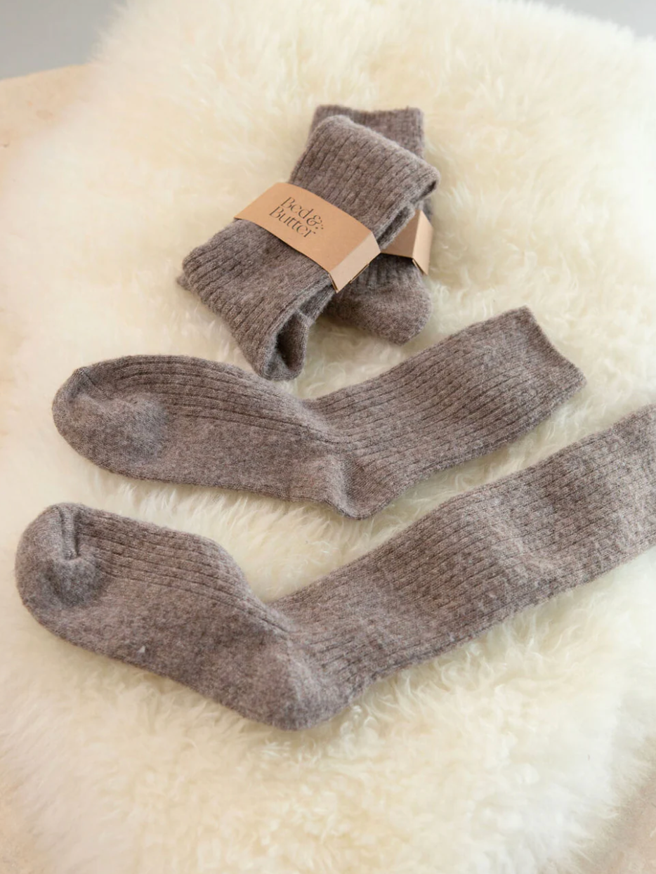 The Comfiest Socks - Knee High - Light Choccy