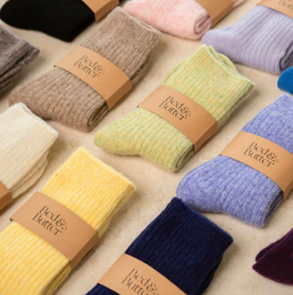 The Comfiest Socks - Yellow