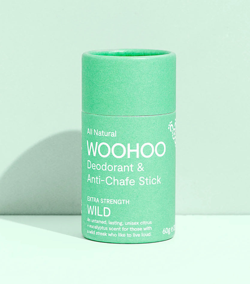 WOOHOO Natural Deodorant & Anti Chafe Stick - ‘Wild’