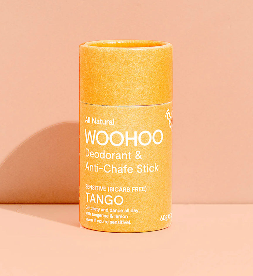 WOOHOO Natural Deodorant & Anti Chafe Stick - ‘Tango’