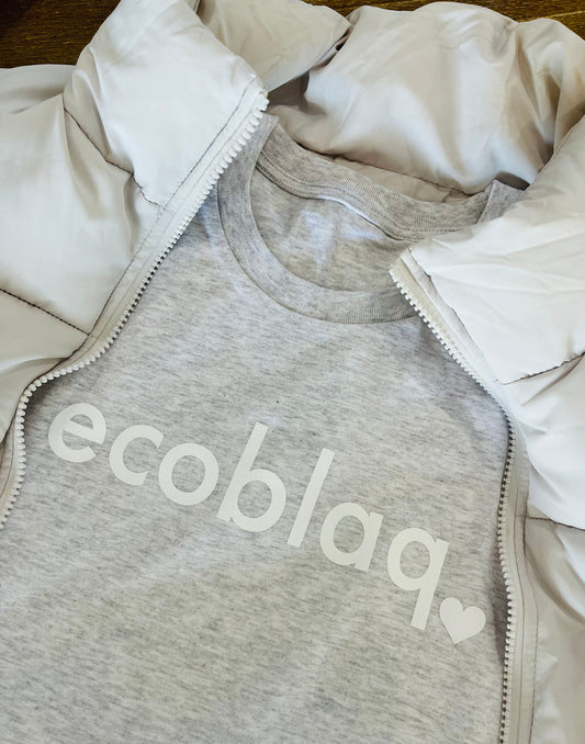 Ecoblaq Organic Tee - Ash Grey