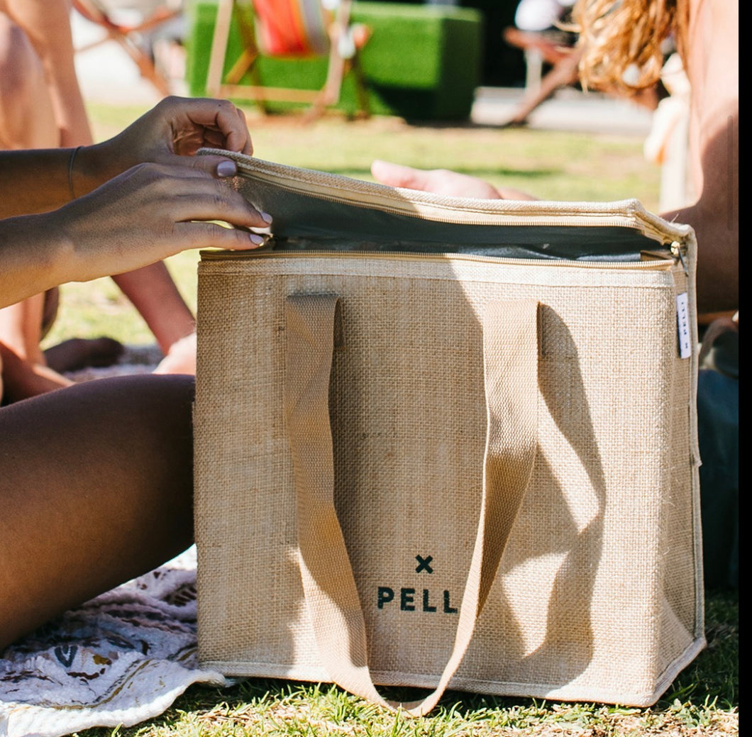PELLI ‘Ok Chill’ Medium Cooler Bag - Jute