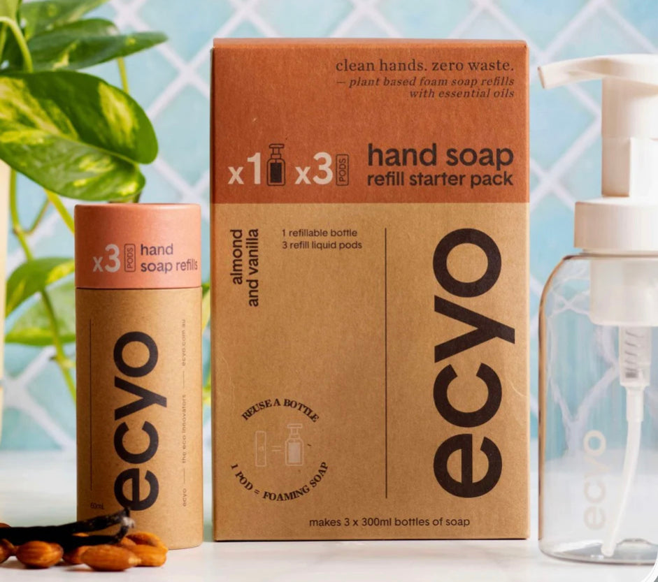 Ecyo Hand Wash Kit (Bottle & 3 Refills)