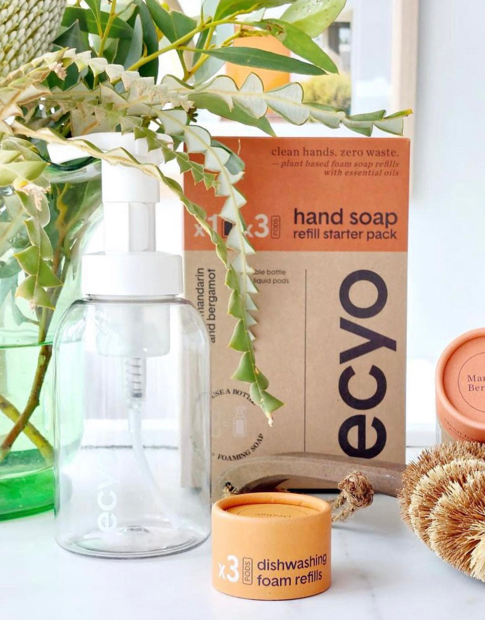 Ecyo Hand Wash Kit (Bottle & 3 Refills)